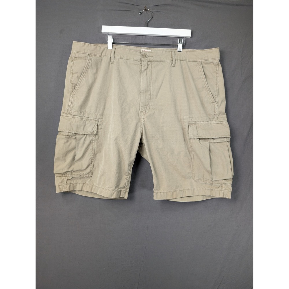 Levi Strauss Mens Cargo Shorts Tan Ripstop Size W44